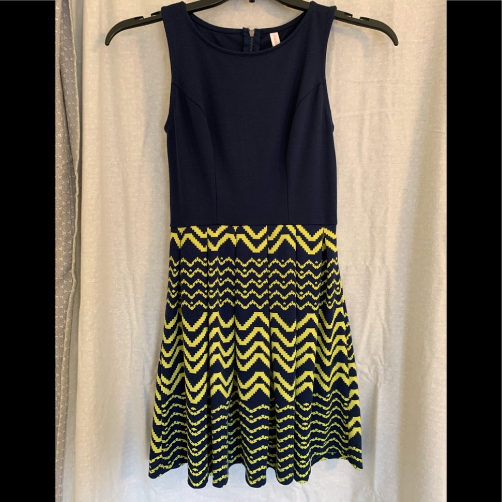 Xhilaration navy blue dress